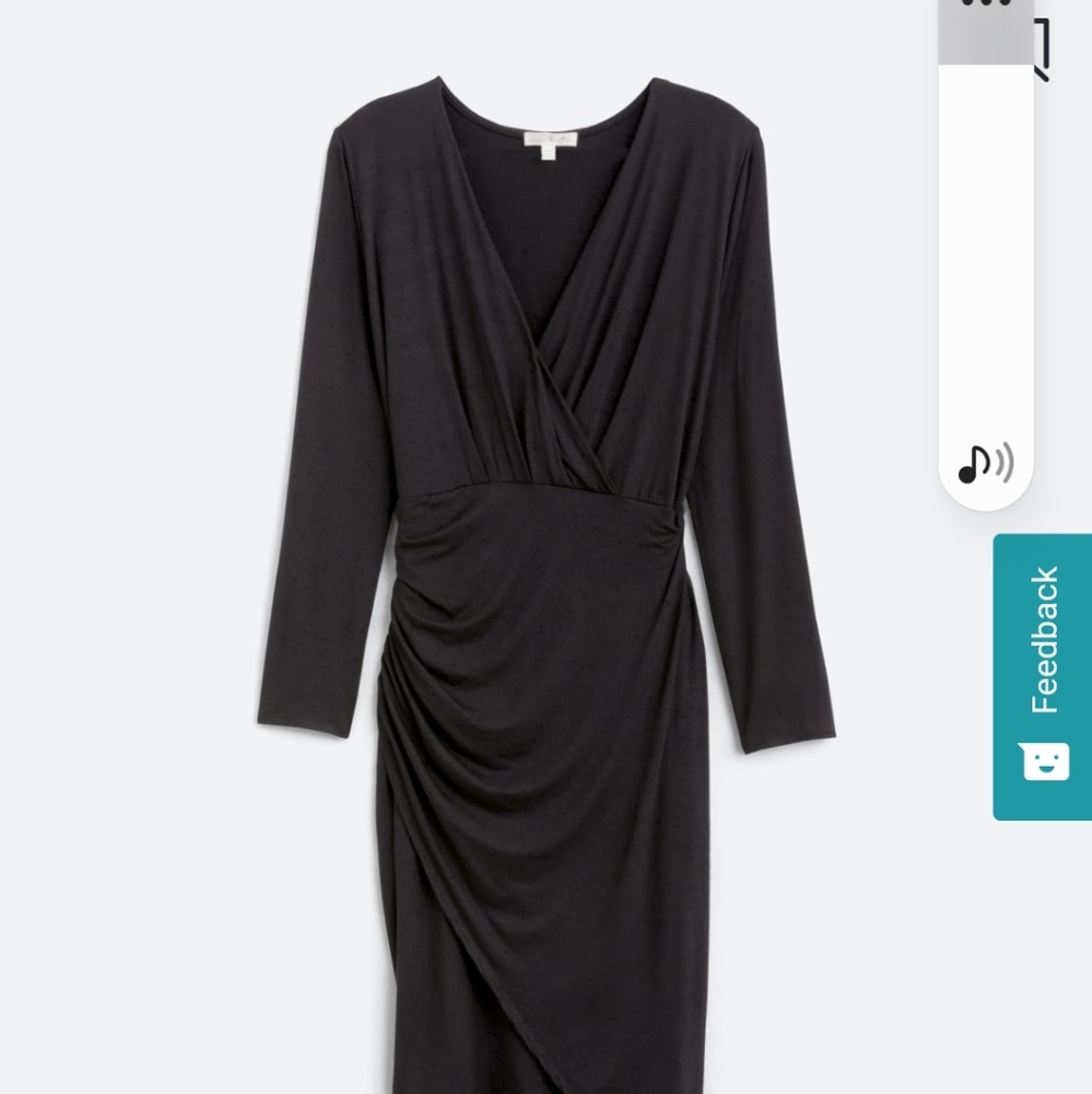 NINE BRITTON Martina Knit Dress2X in Black
